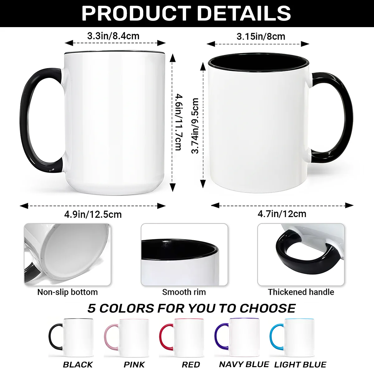 Love Baking - Personalized Accent Mug - Image 7