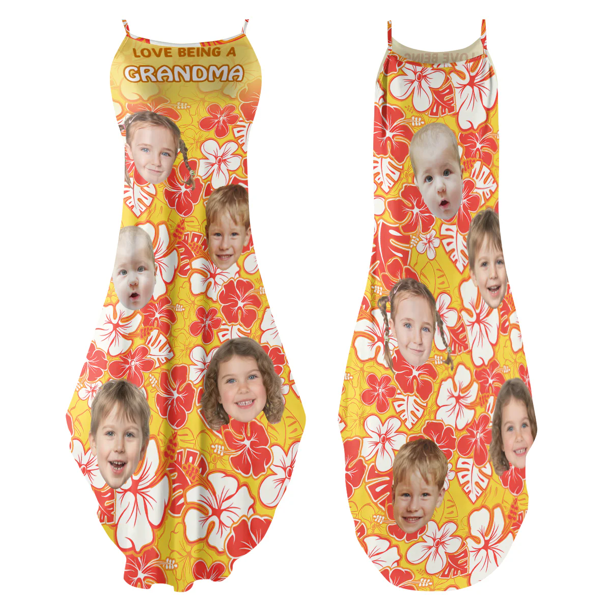 Love Being A Grandma - Personalized Maxi Dress - Image 2