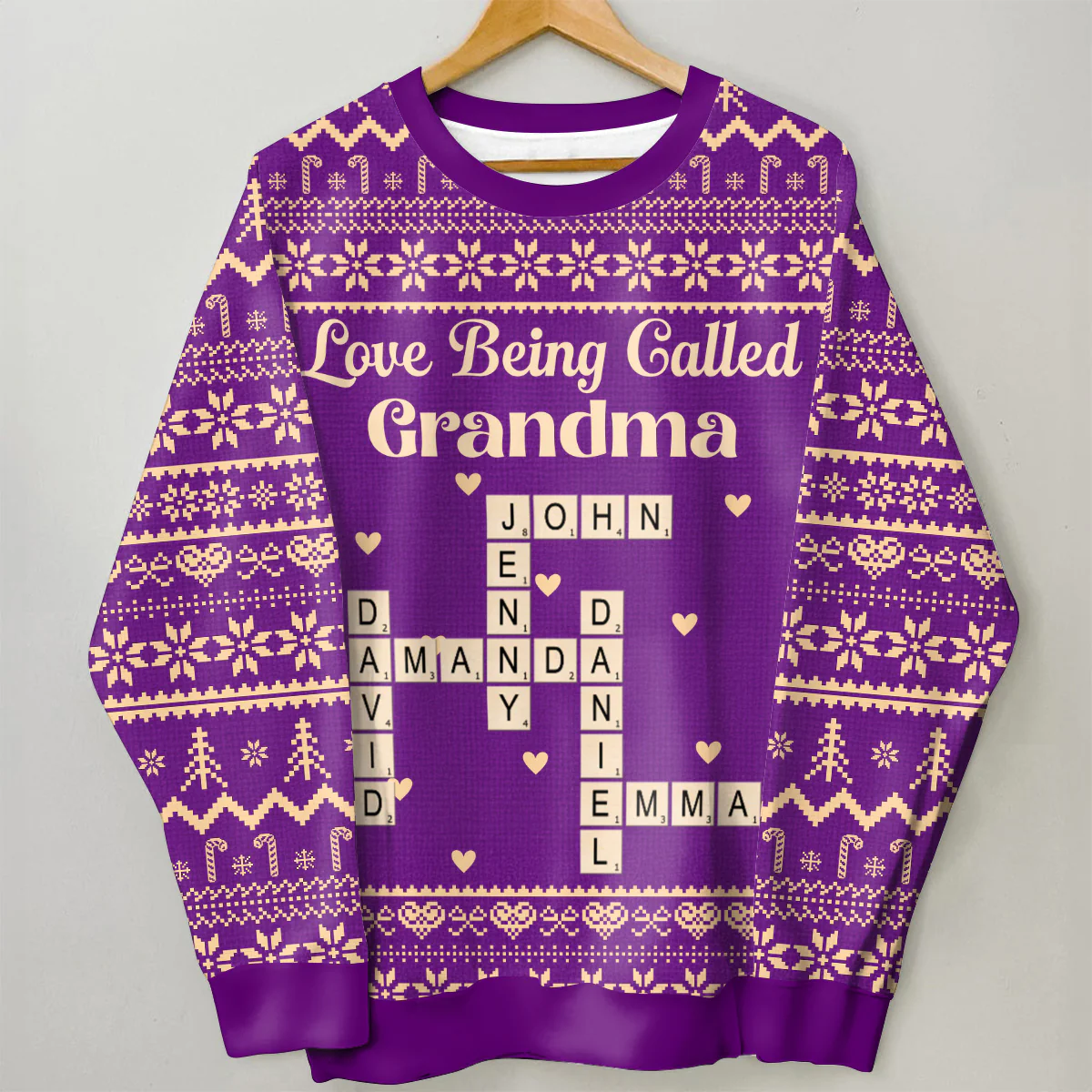 Love Being Called Grandma - Personalized 3D Sweatshirt - Image 4