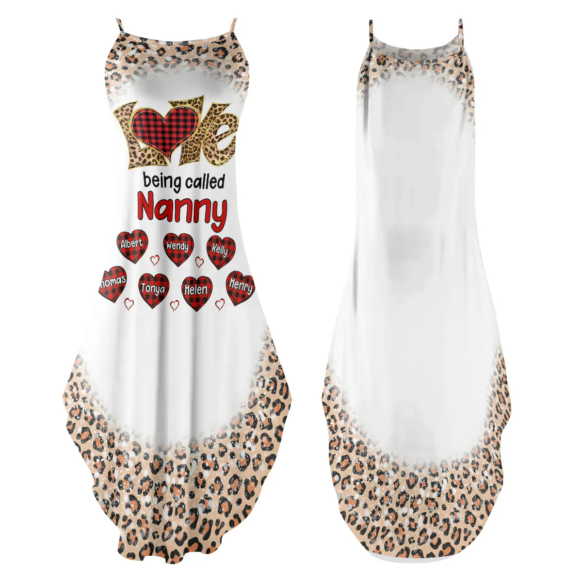Love Is Being Called Grandma - Personalized Maxi Dress - Image 2