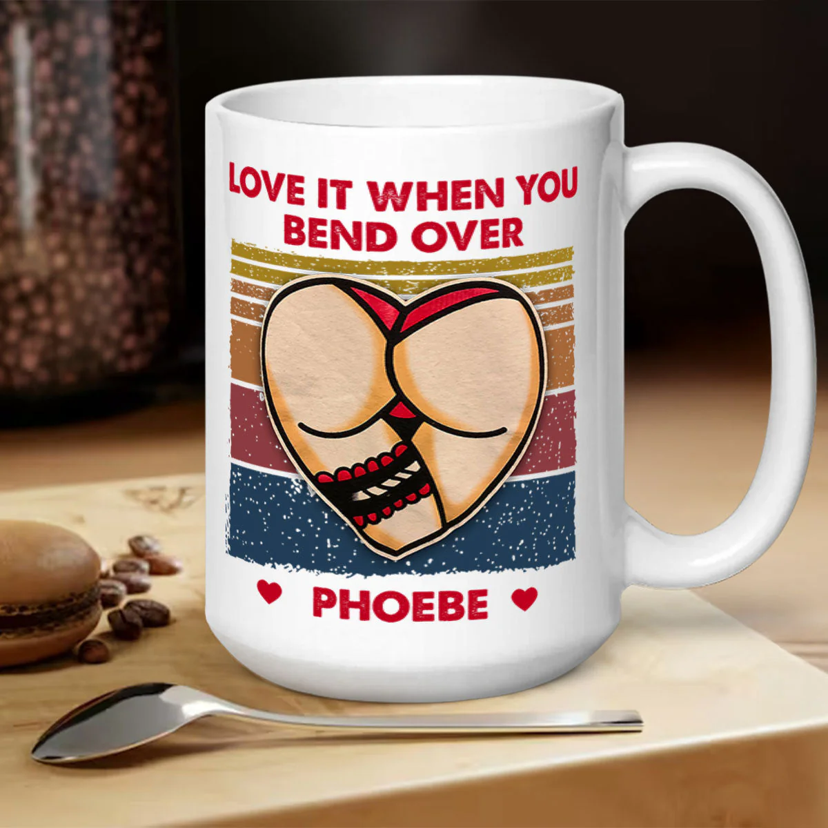 Love It When You Bend Over - Personalized Mug - Image 5