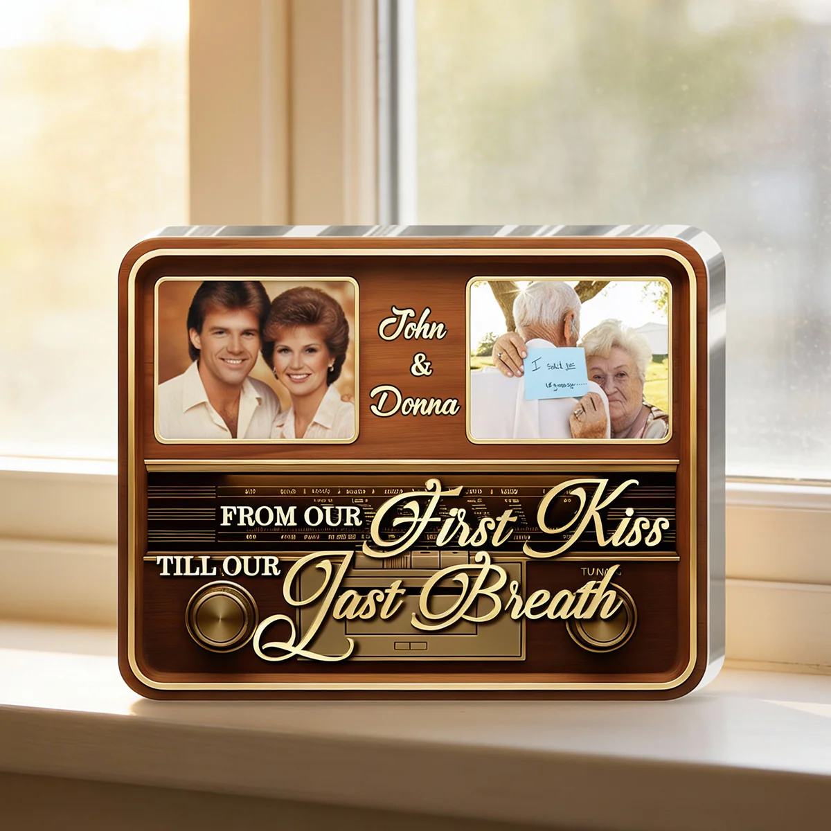 Love n' Nostalgia - Personalized Custom Shaped Acrylic Plaque - Image 6