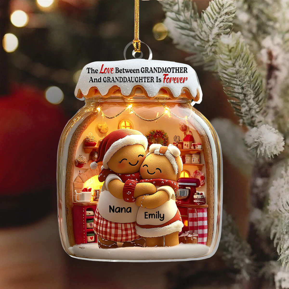 Love That Lasts - Personalized 1-Layer Acrylic Ornament - Image 6