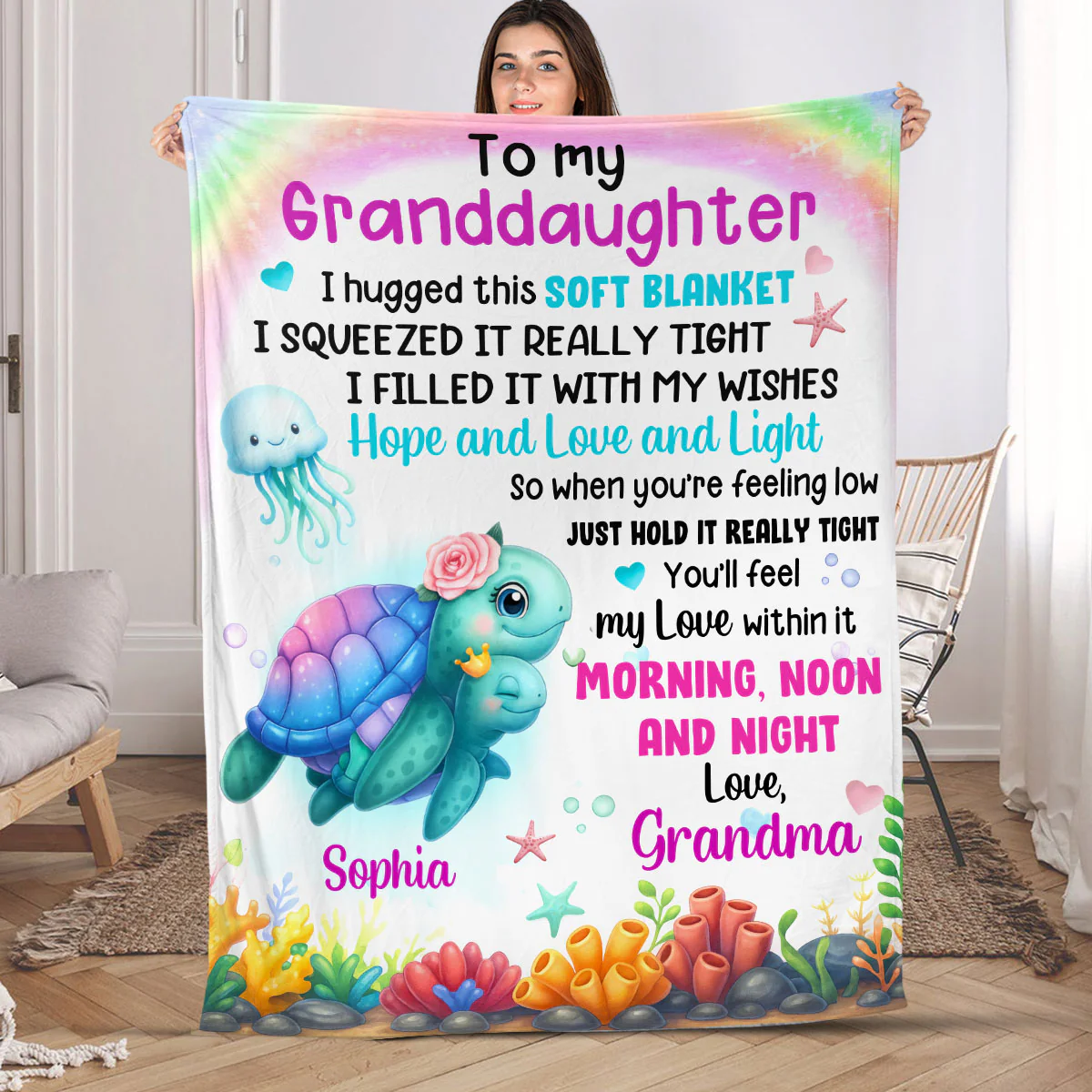 Love You Always - Personalized Fleece Blanket