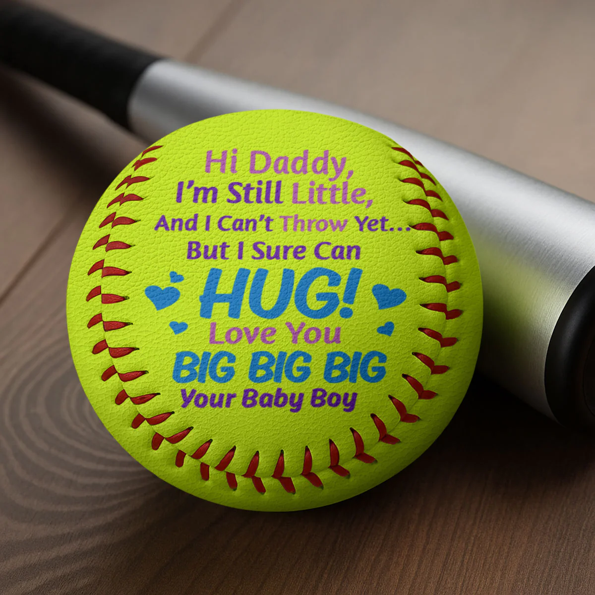 Love You Big Big Big - Personalized Baseball & Softball - Image 3