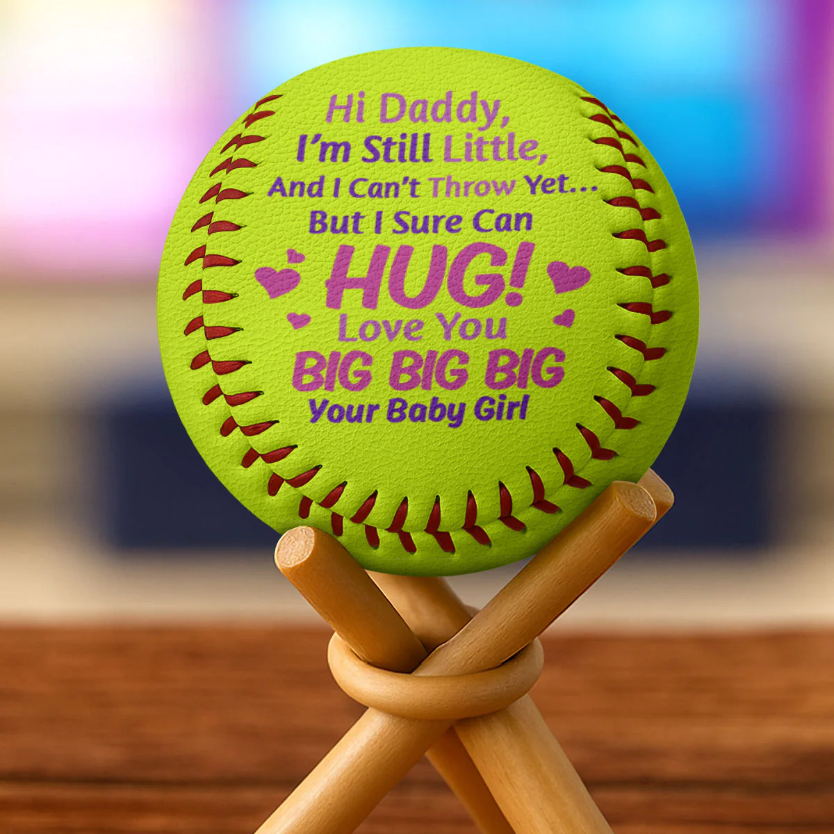 Love You Big Big Big - Personalized Baseball & Softball - Image 5