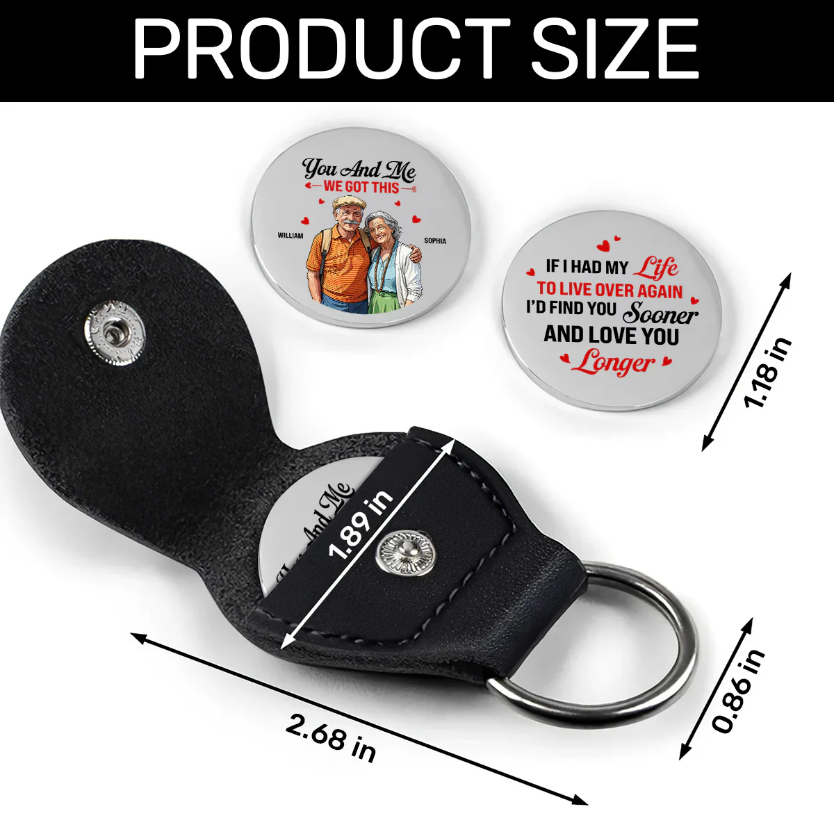 Love You Longer - Personalized Pocket Hug - Image 5