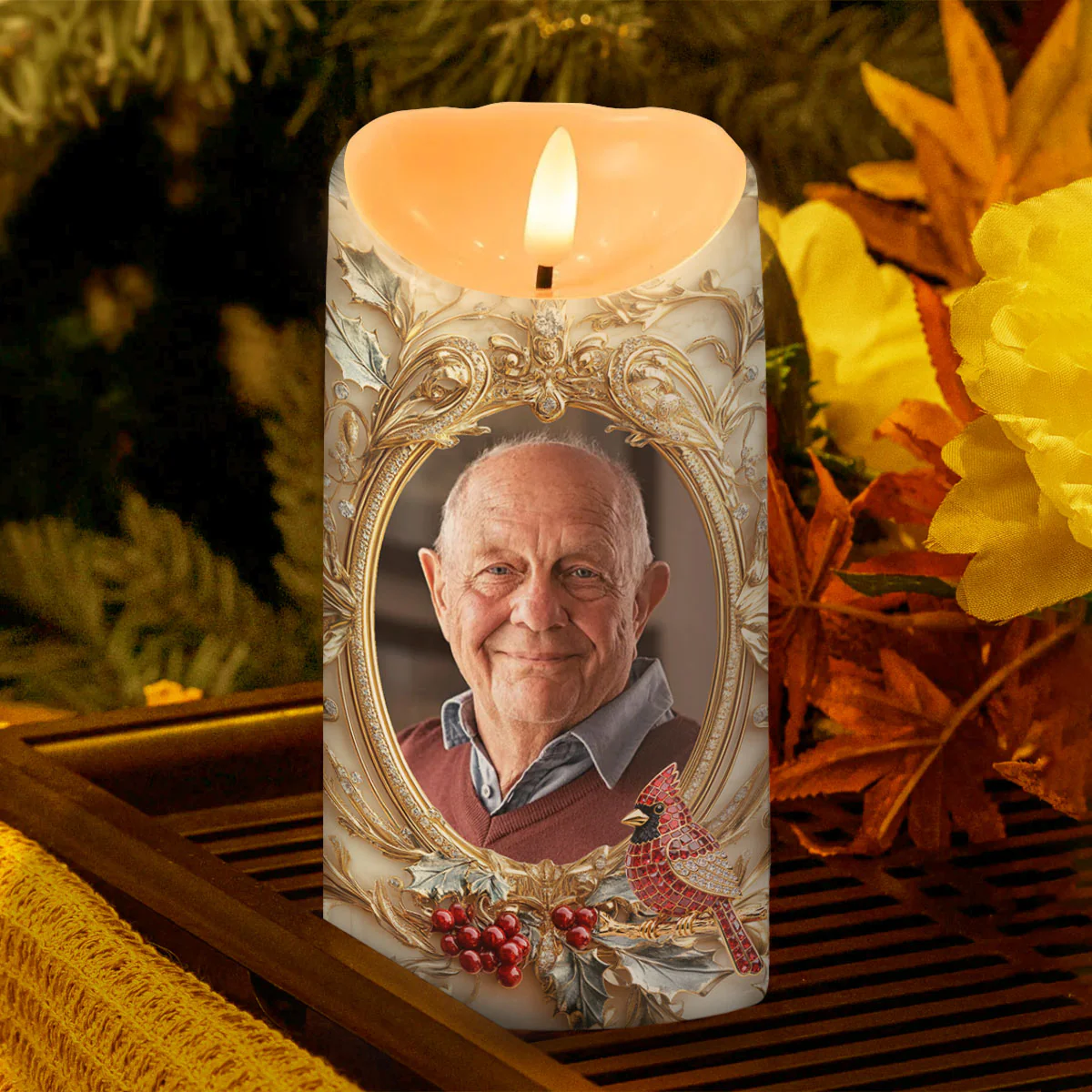 Loved Beyond Words - Personalized Flameless LED Candle - Image 3
