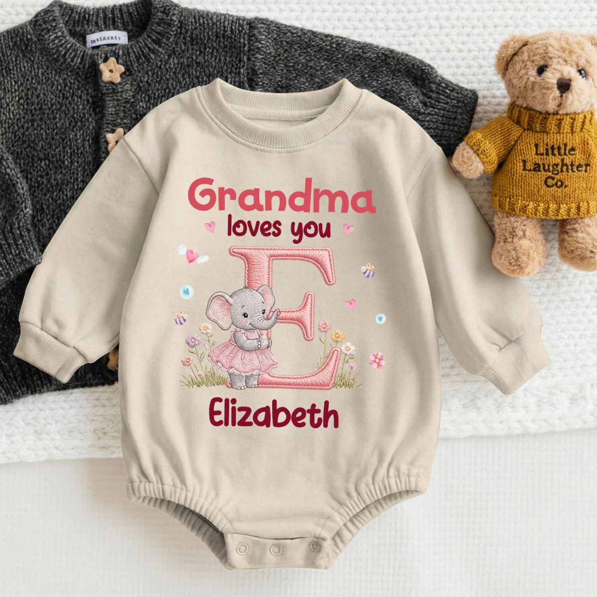 Loves You Forever - Personalized Baby One-Piece - Image 3