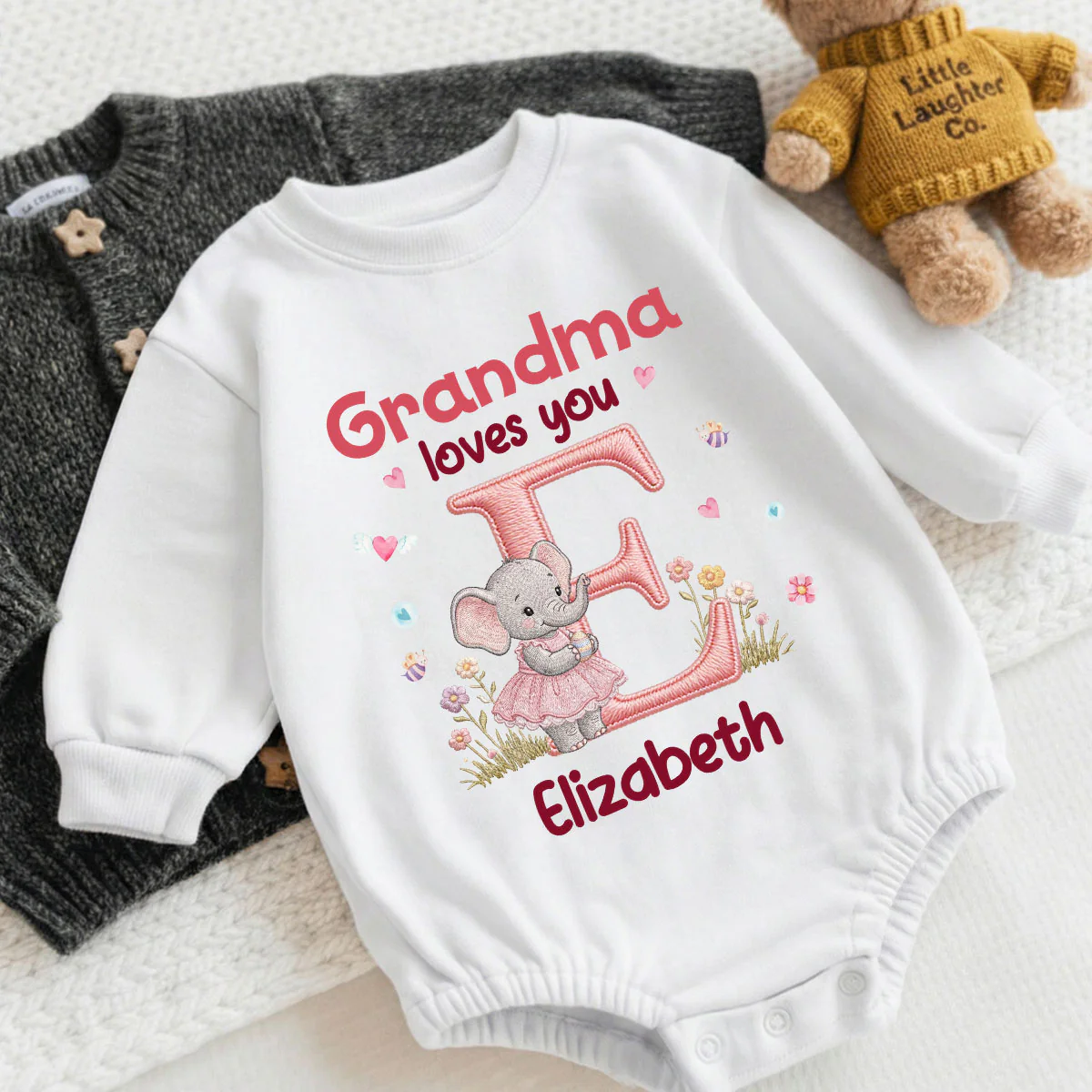 Loves You Forever - Personalized Baby One-Piece - Image 5