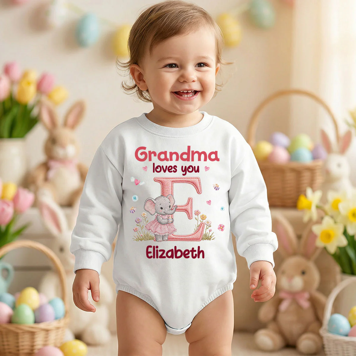 Loves You Forever - Personalized Baby One-Piece - Image 6