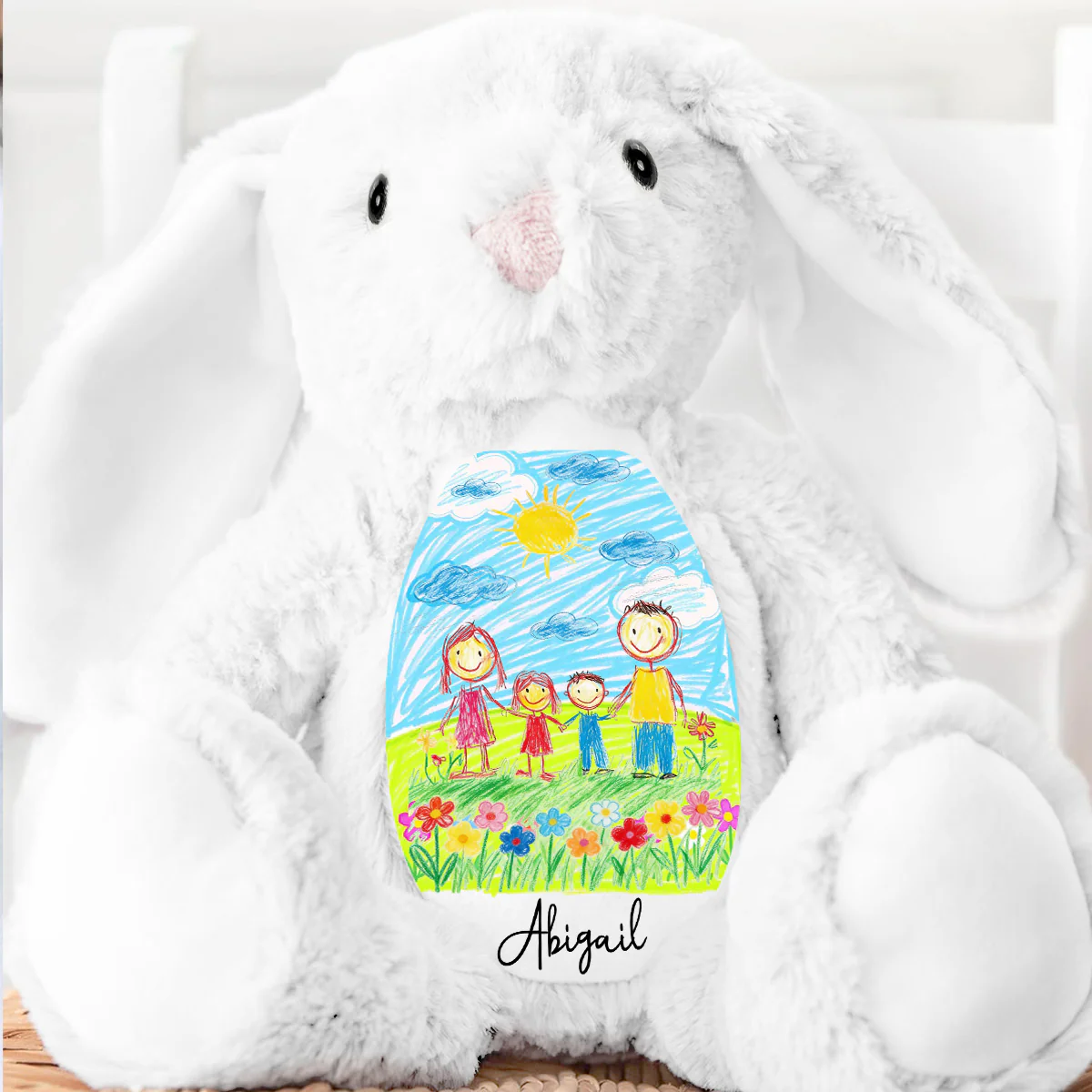 Made by My Kid - Personalized Stuffed Bunny