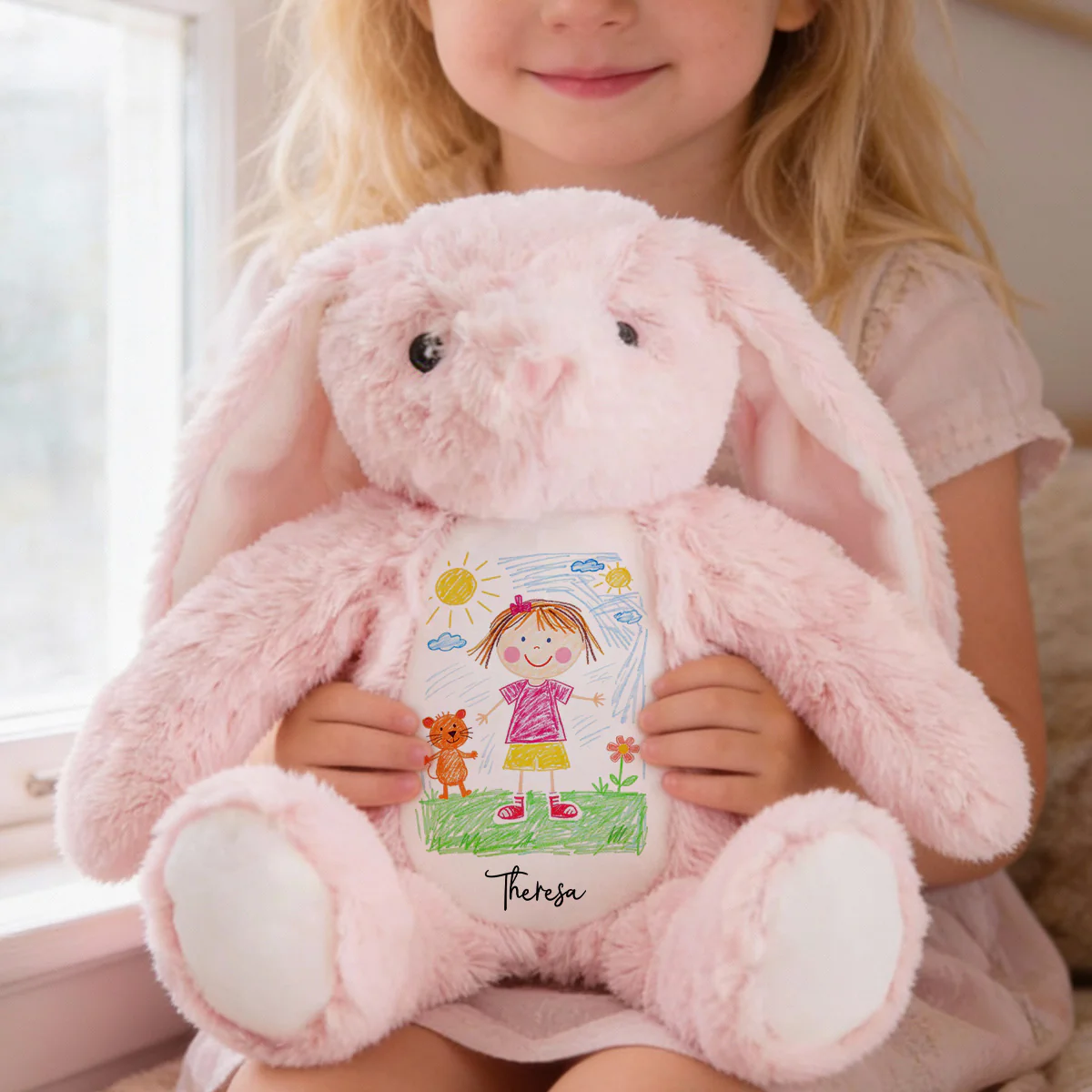 Made by My Kid - Personalized Stuffed Bunny - Image 3