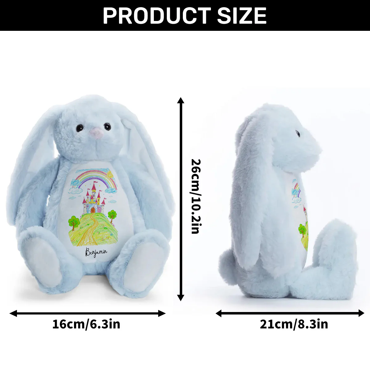 Made by My Kid - Personalized Stuffed Bunny - Image 6