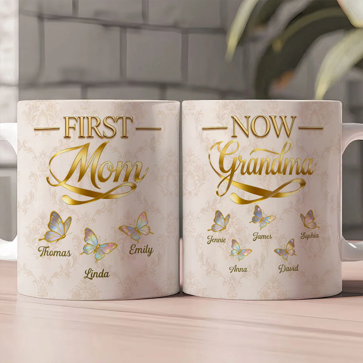 Made Of Love For Grandma - Personalized Ceramic Coffee Mug