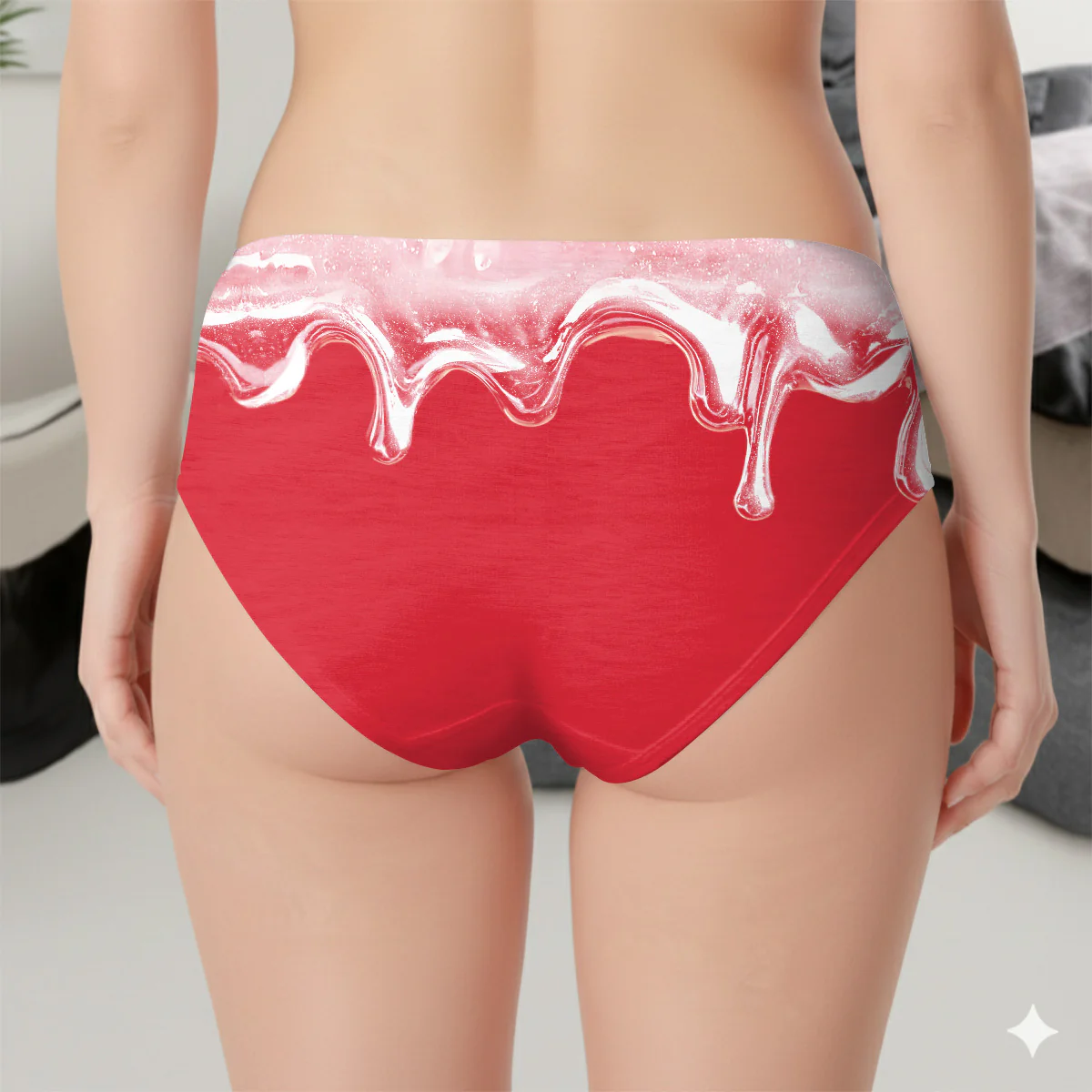 Makes Me Wet - Personalized Women's Low-waisted Brief - Image 4