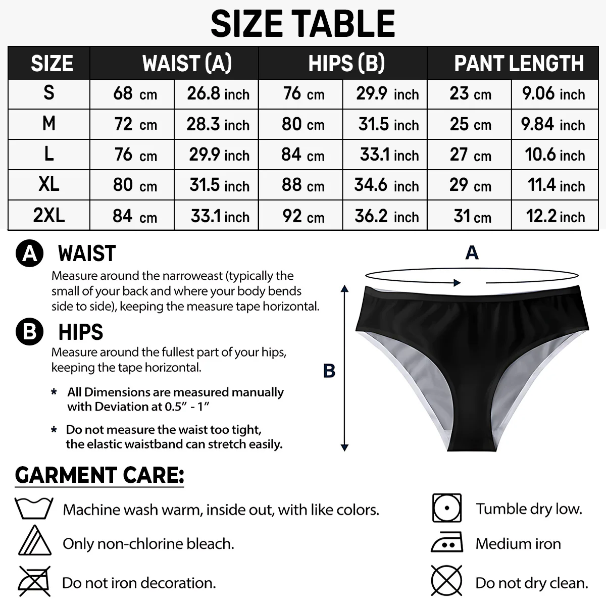 Makes Me Wet - Personalized Women's Low-waisted Brief - Image 5