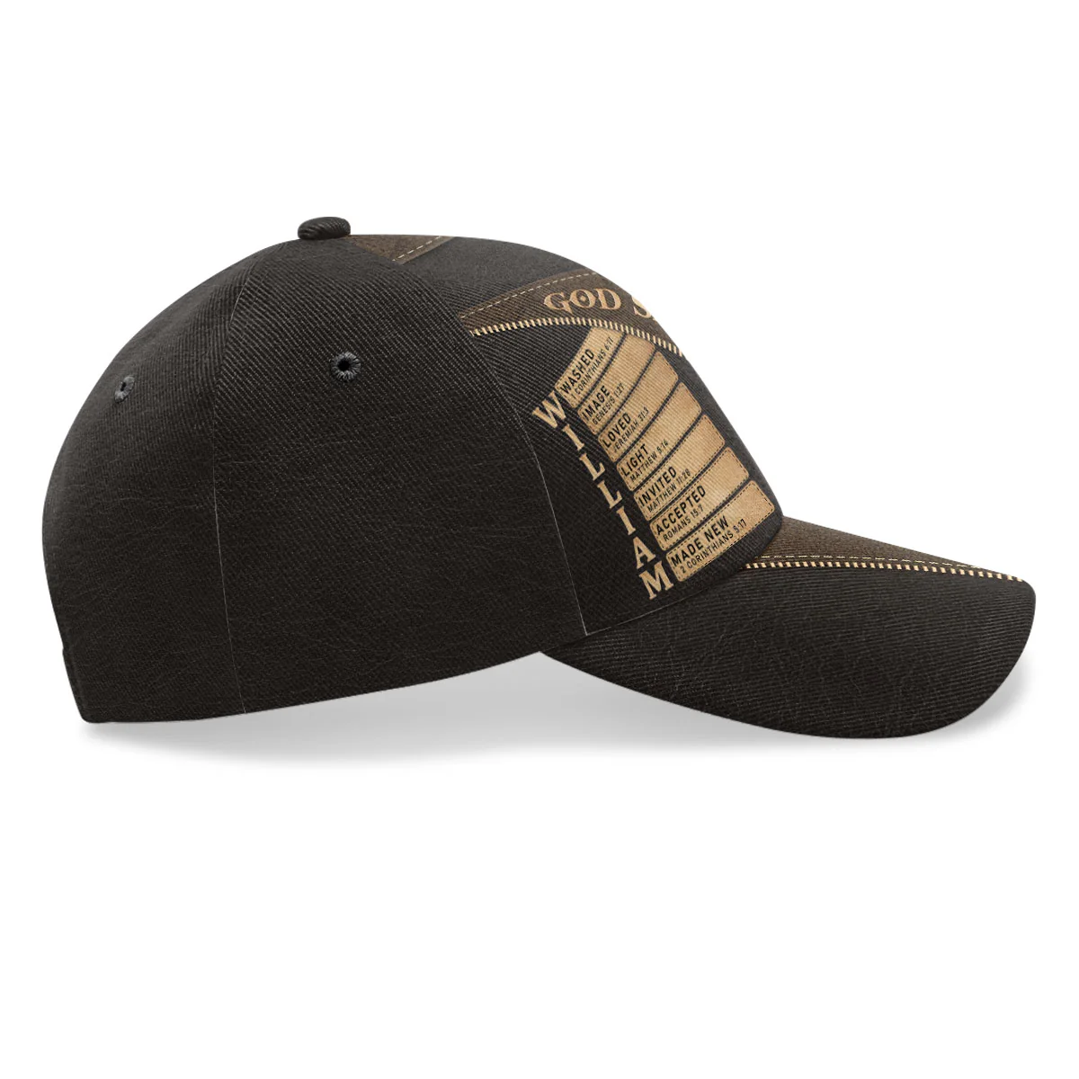 Man Of God Lion - Personalized Classic Cap - Image 4