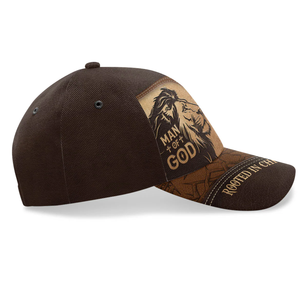 Man Of God - Personalized Classic Cap - Image 4