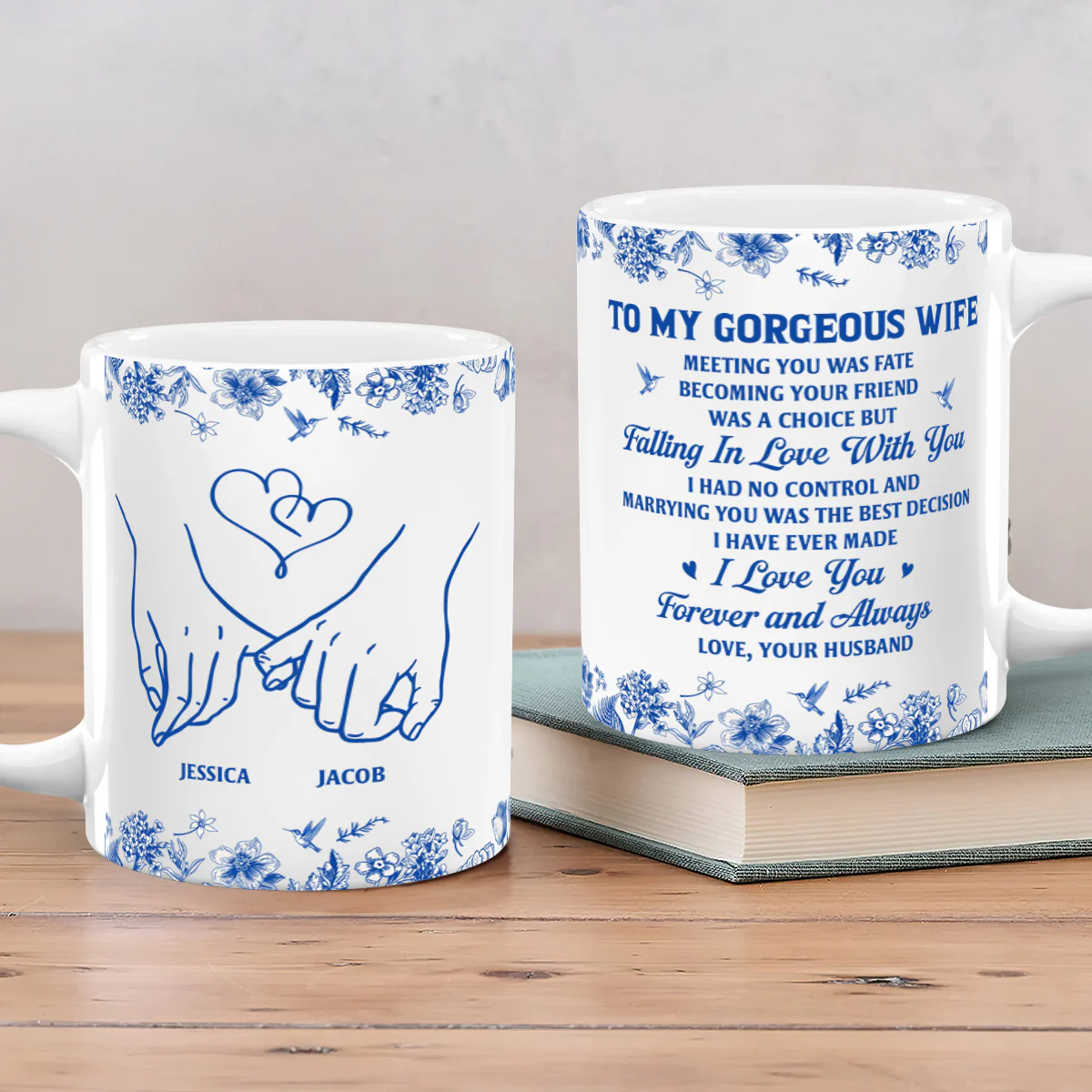 Meeting You Was Fate - Personalized Ceramic Coffee Mug