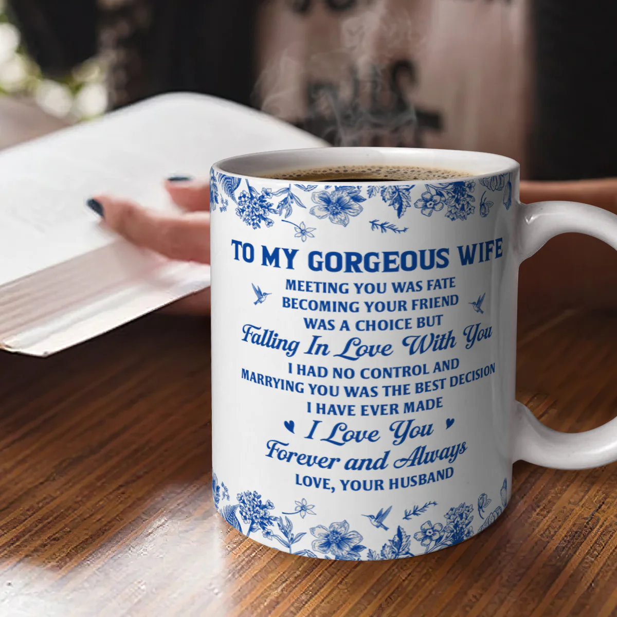 Meeting You Was Fate - Personalized Ceramic Coffee Mug - Image 2