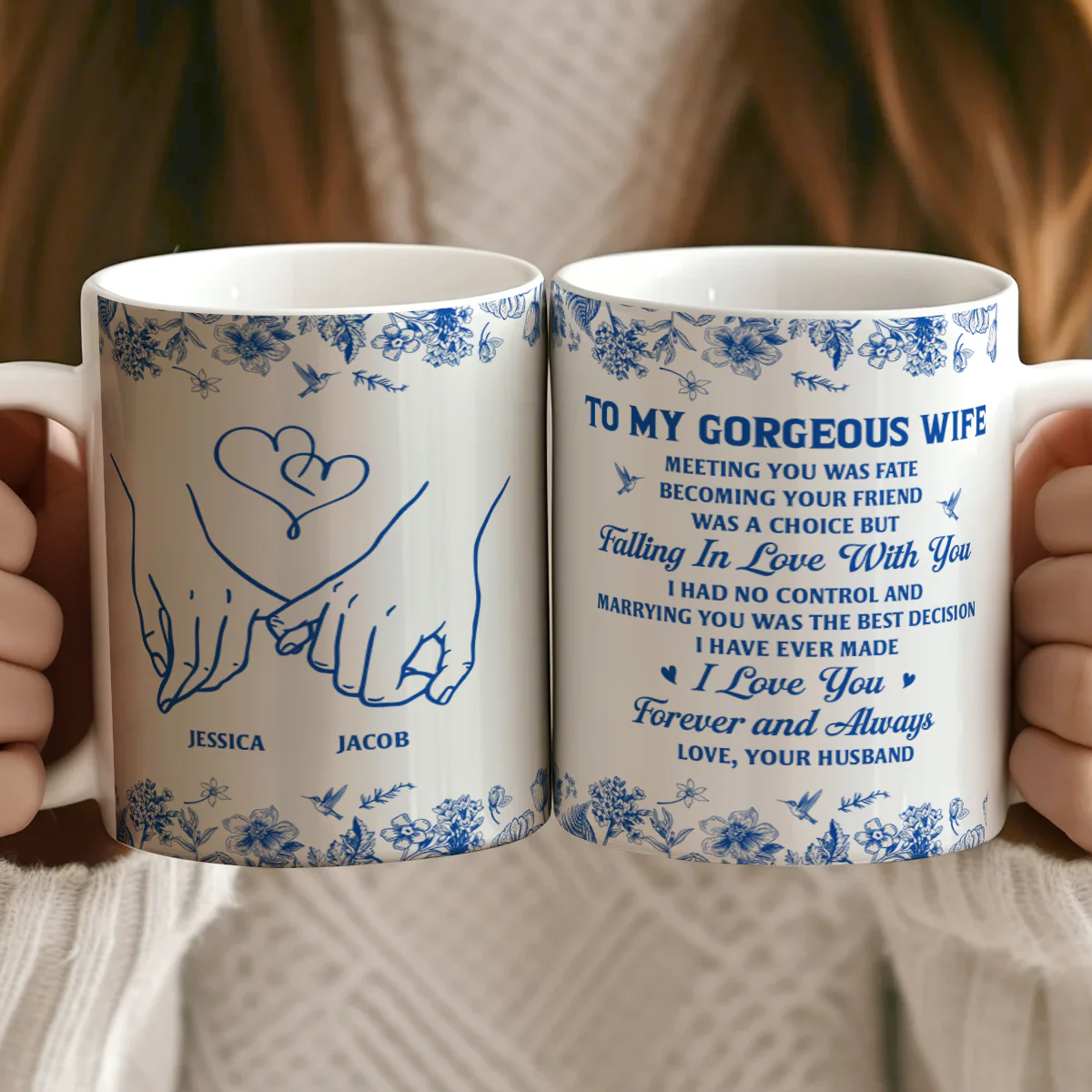 Meeting You Was Fate - Personalized Ceramic Coffee Mug - Image 3