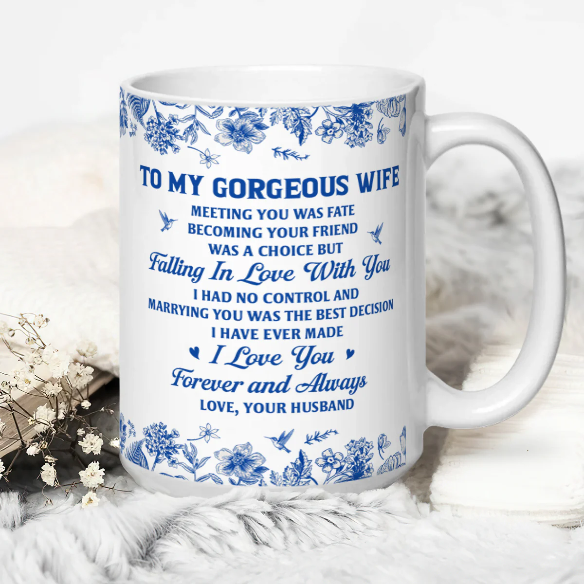 Meeting You Was Fate - Personalized Ceramic Coffee Mug - Image 4