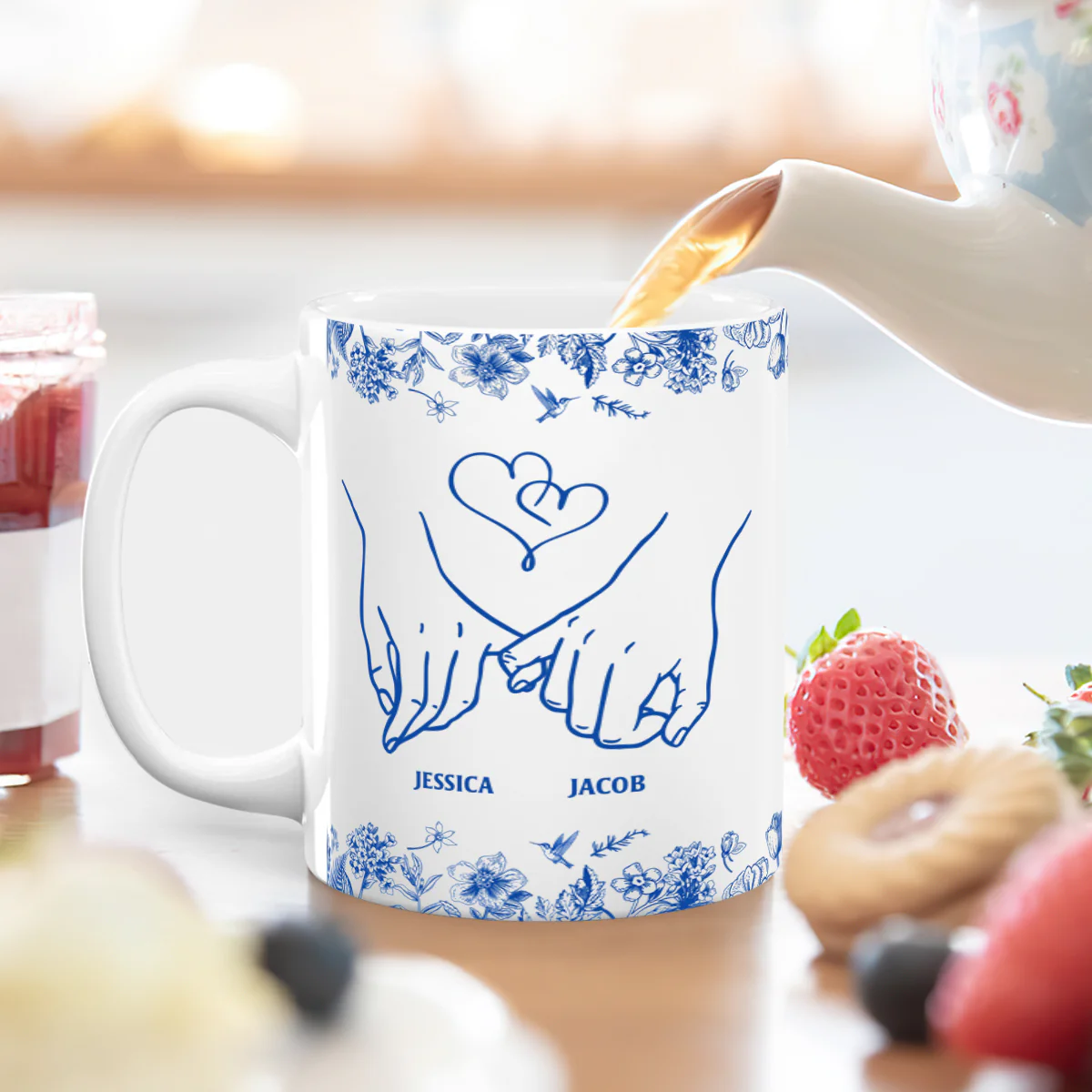 Meeting You Was Fate - Personalized Ceramic Coffee Mug - Image 5