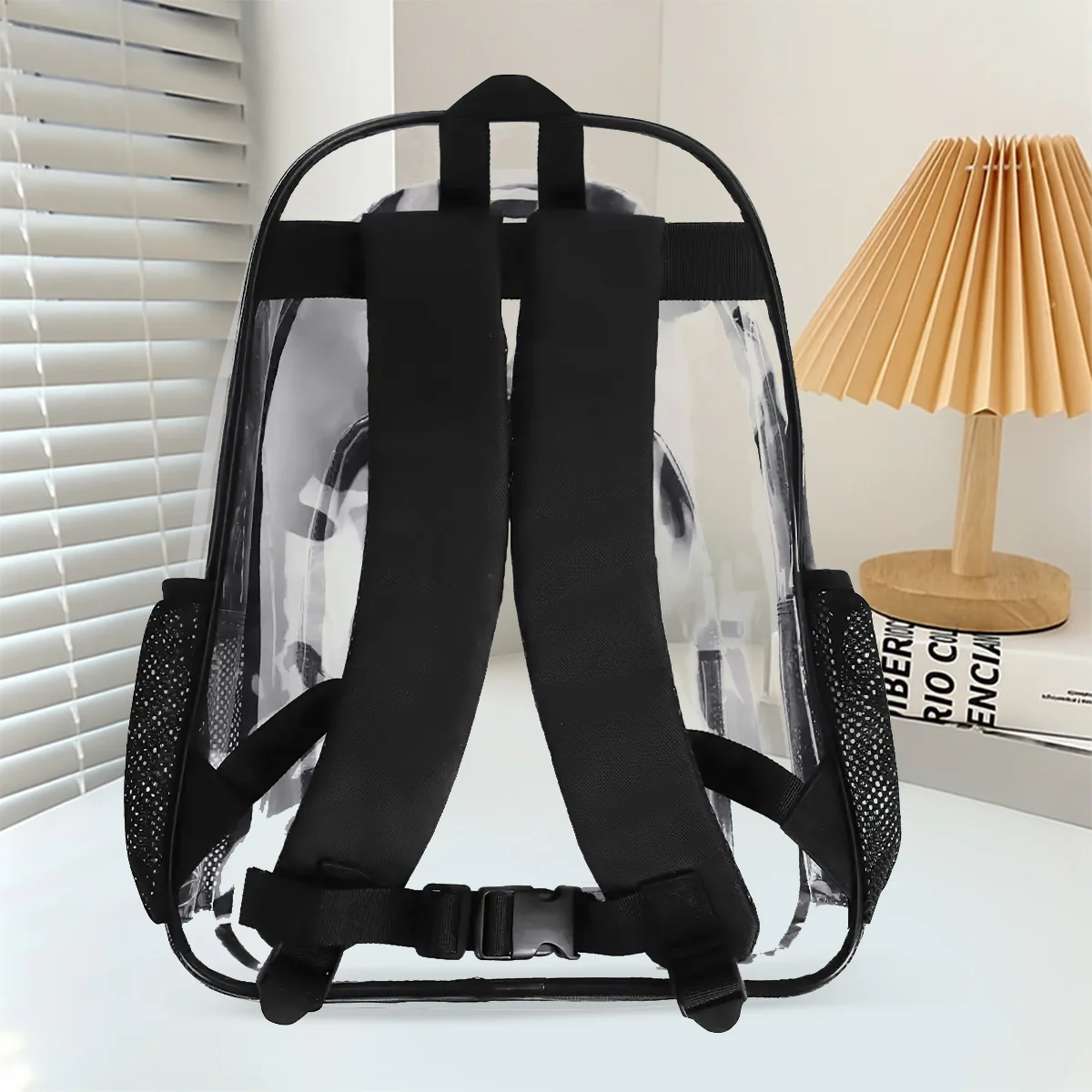 Mermaid Kid's Name - Personalized Clear Backpack - Image 5