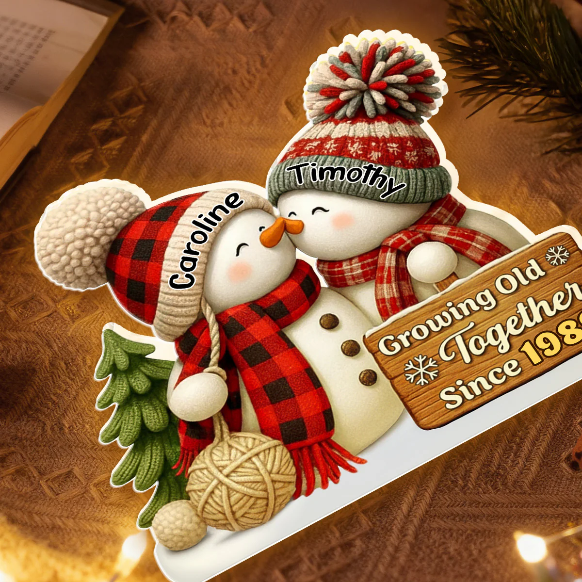 Merry And Bright - Personalized Light Box - Image 4