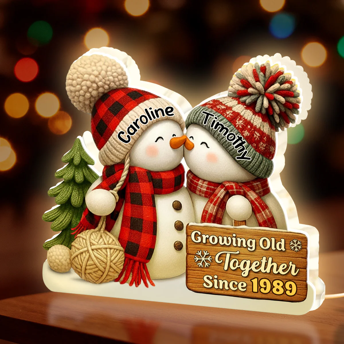 Merry And Bright - Personalized Light Box - Image 5