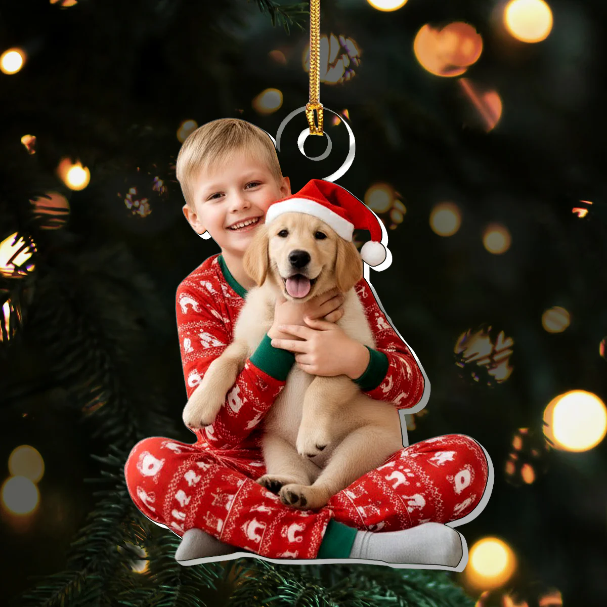 Merry Moments - Personalized 1-Layer Acrylic Ornament