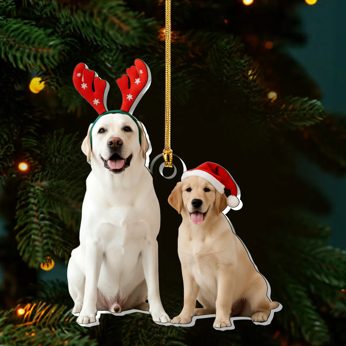 Merry Moments - Personalized 1-Layer Acrylic Ornament - Image 4