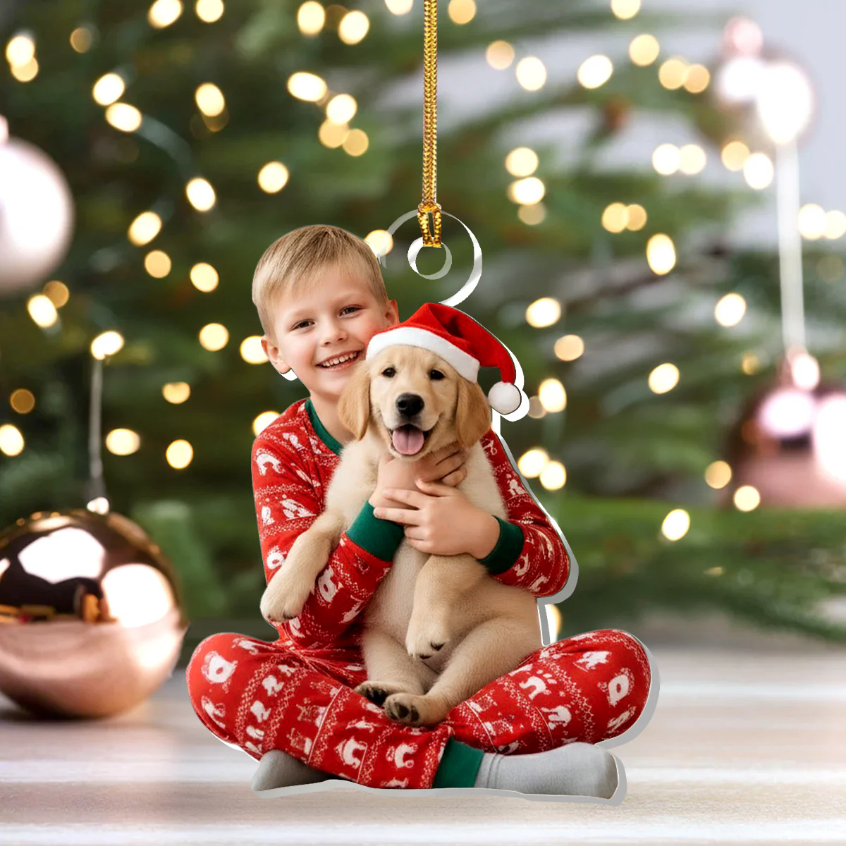 Merry Moments - Personalized 1-Layer Acrylic Ornament - Image 5
