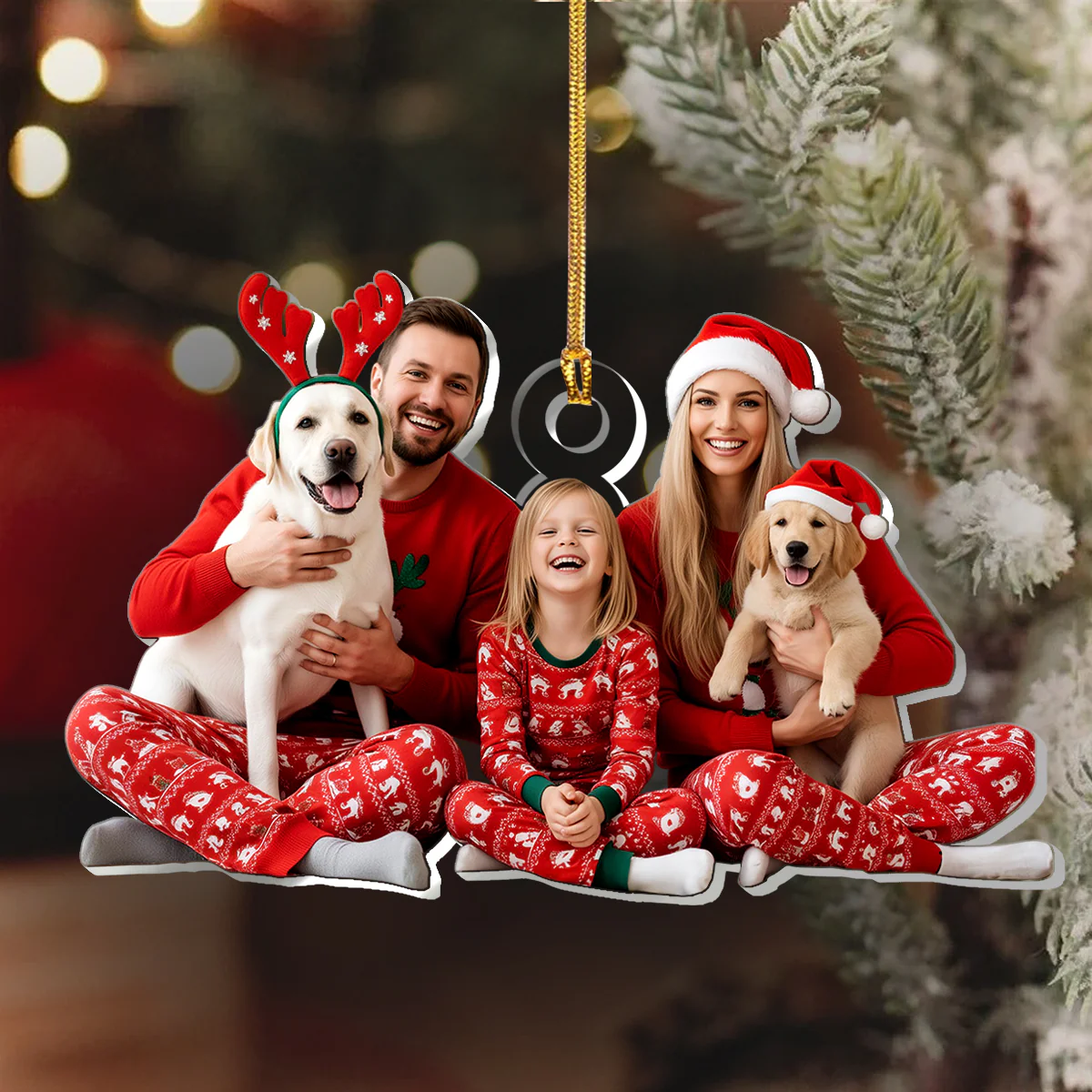 Merry Moments - Personalized 1-Layer Acrylic Ornament - Image 6