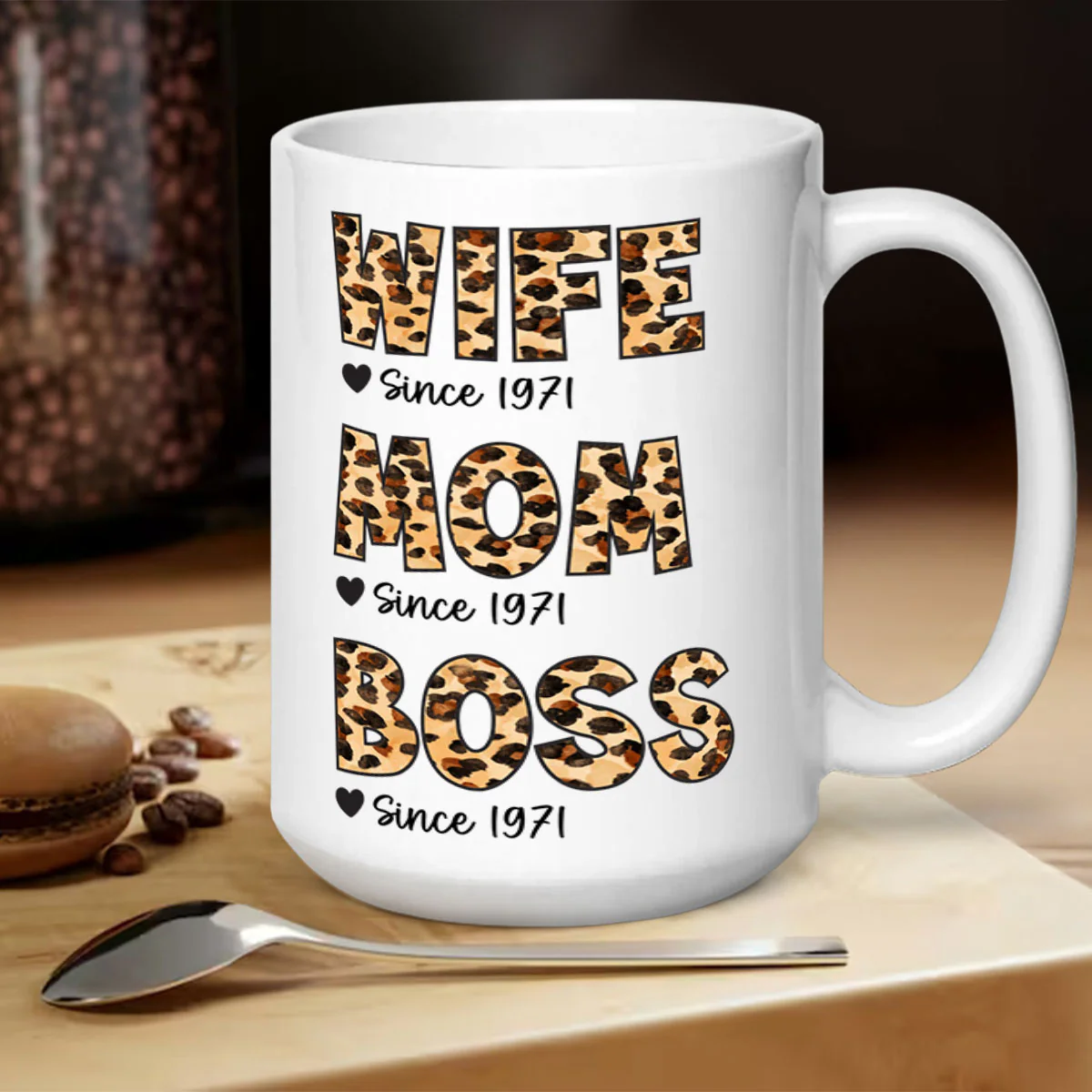 Mom Wife Birthday Flower - Personalized Mug - Image 5
