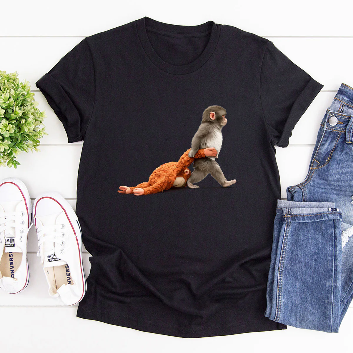 Monkey Punch - Personalized 2D Unisex T-shirt - Image 2