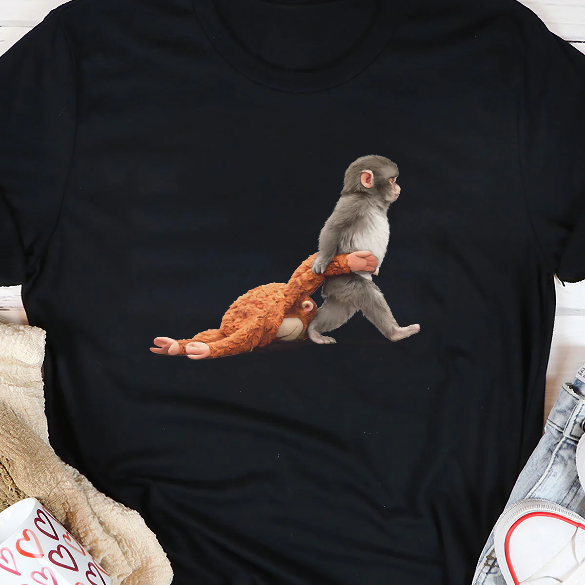 Monkey Punch - Personalized 2D Unisex T-shirt - Image 5