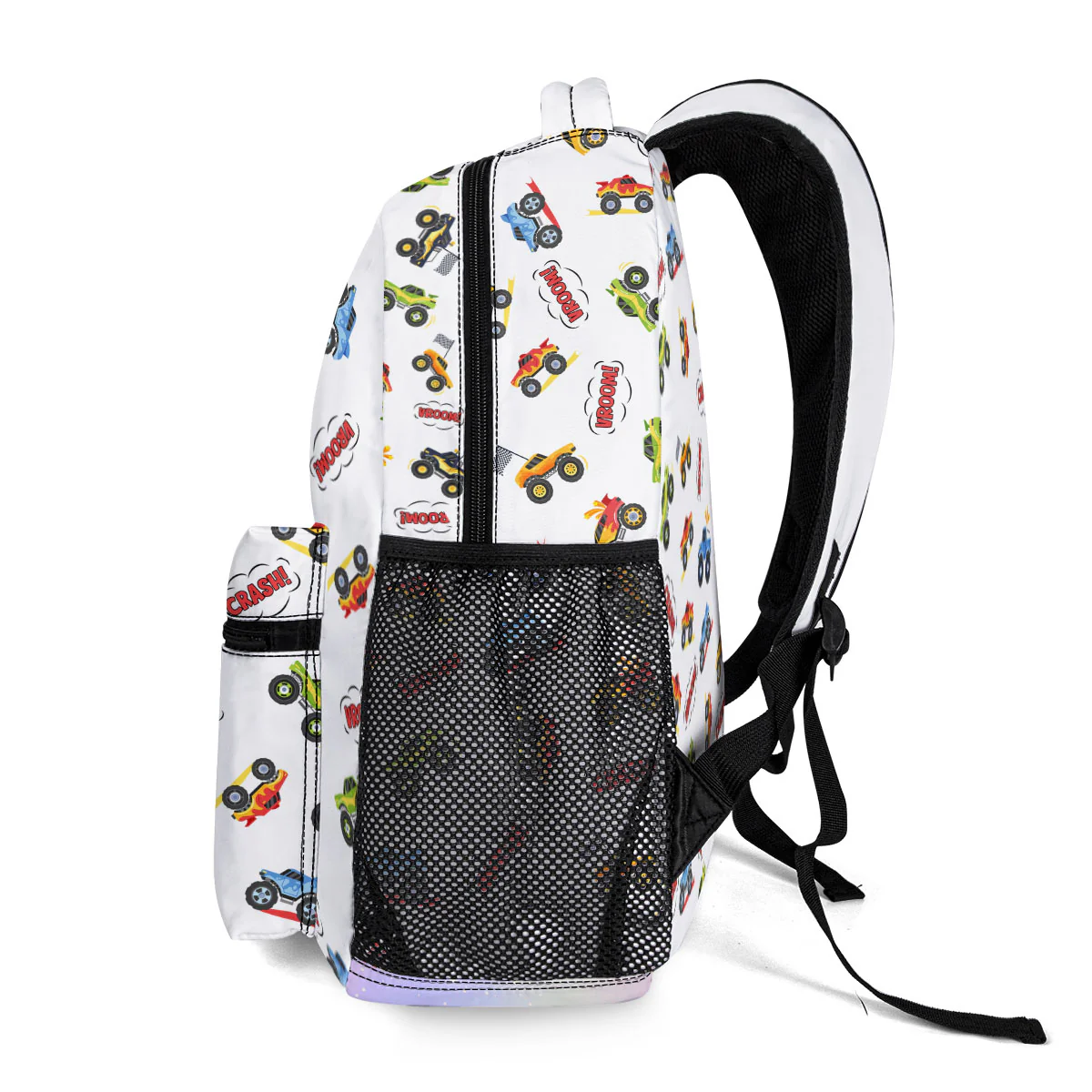 Monster Truck Alphabet - Personalized Backpack - Image 3
