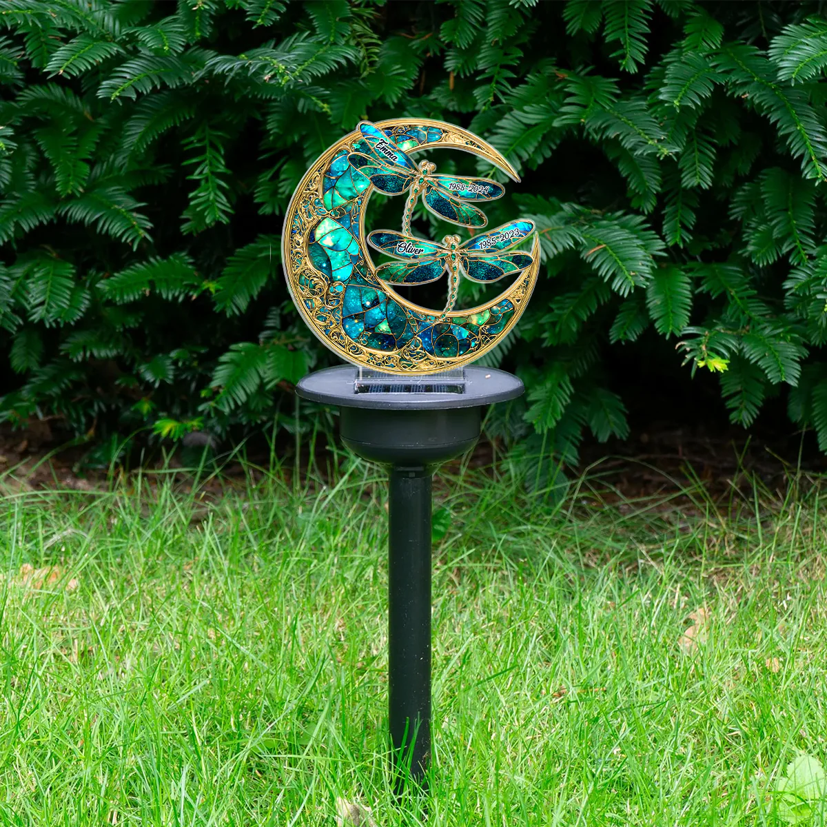 Moonveil Dragonfly - Personalized Solar Light - Image 4