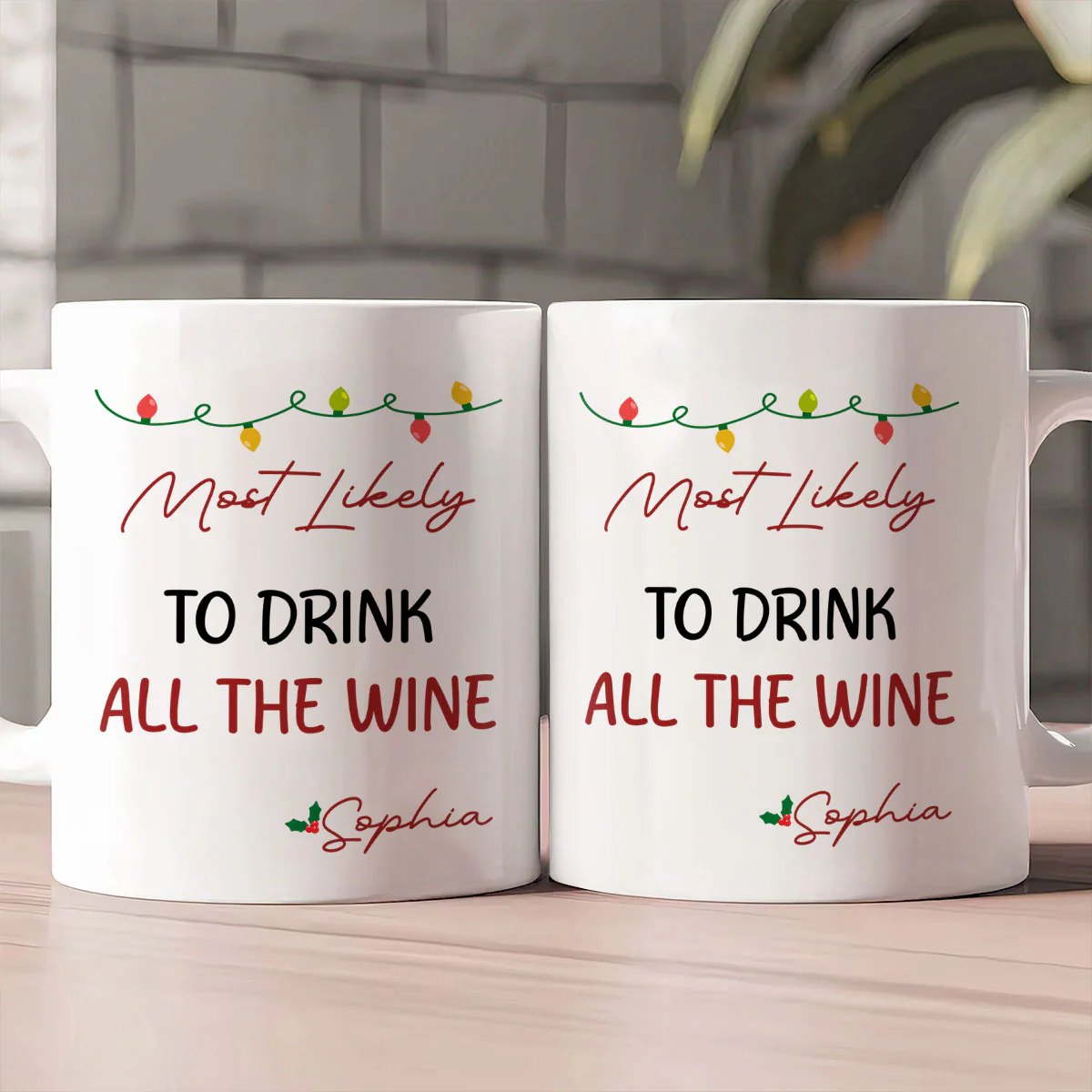 Most Likely To Funny Family Gifts - Personalized Ceramic Coffee Mug - Image 2