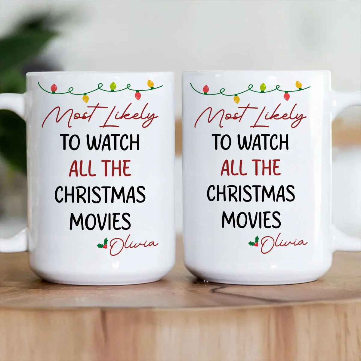 Most Likely To Funny Family Gifts - Personalized Ceramic Coffee Mug - Image 3