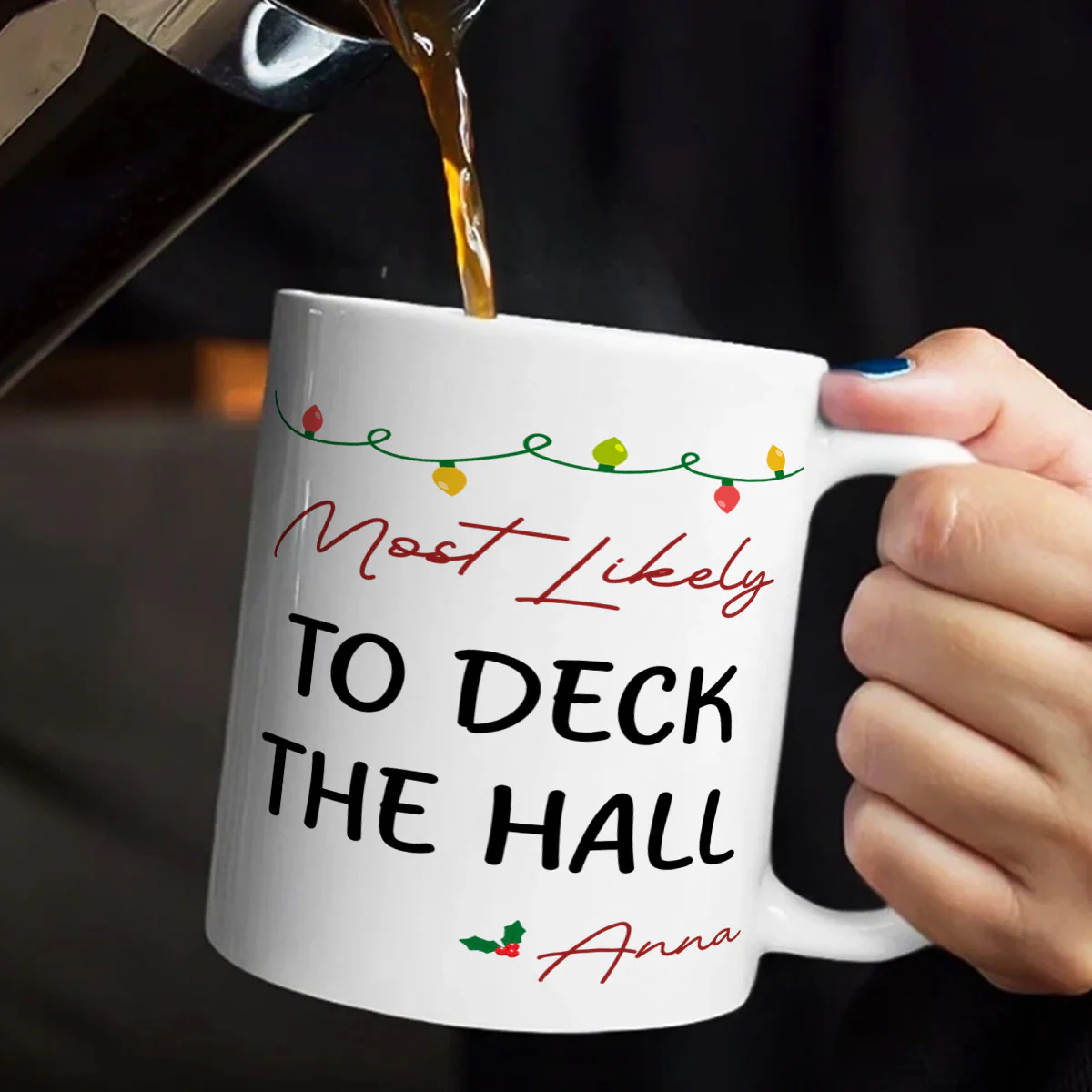 Most Likely To Funny Family Gifts - Personalized Ceramic Coffee Mug - Image 5