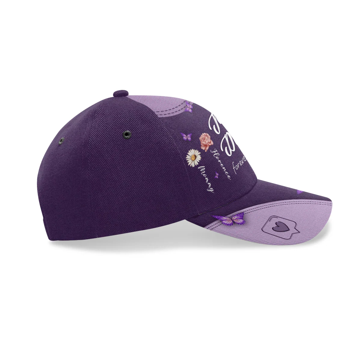 Mother And Daughter Forever Linked Together - Personalized Classic Cap - Image 4