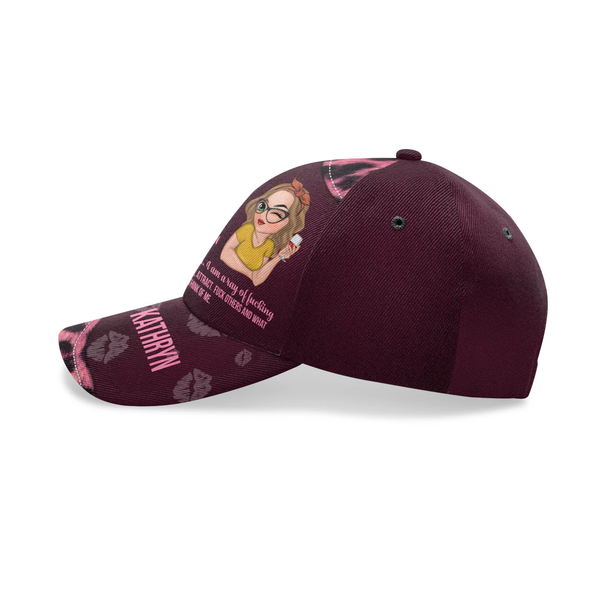 My Bad B*Tch - Personalized Classic Cap - Image 4