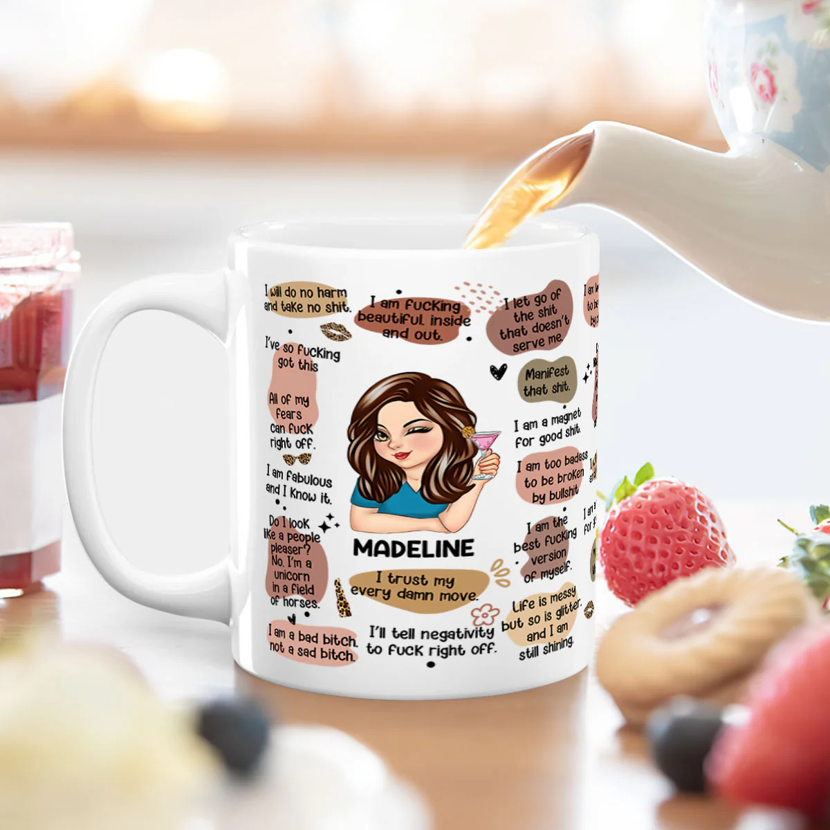 My Badass Affirmations - Personalized Mug - Image 4