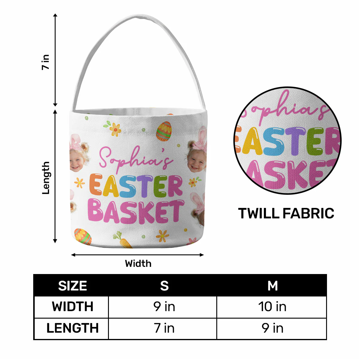 My Easter Basket - Personalized Easter Basket - Image 5