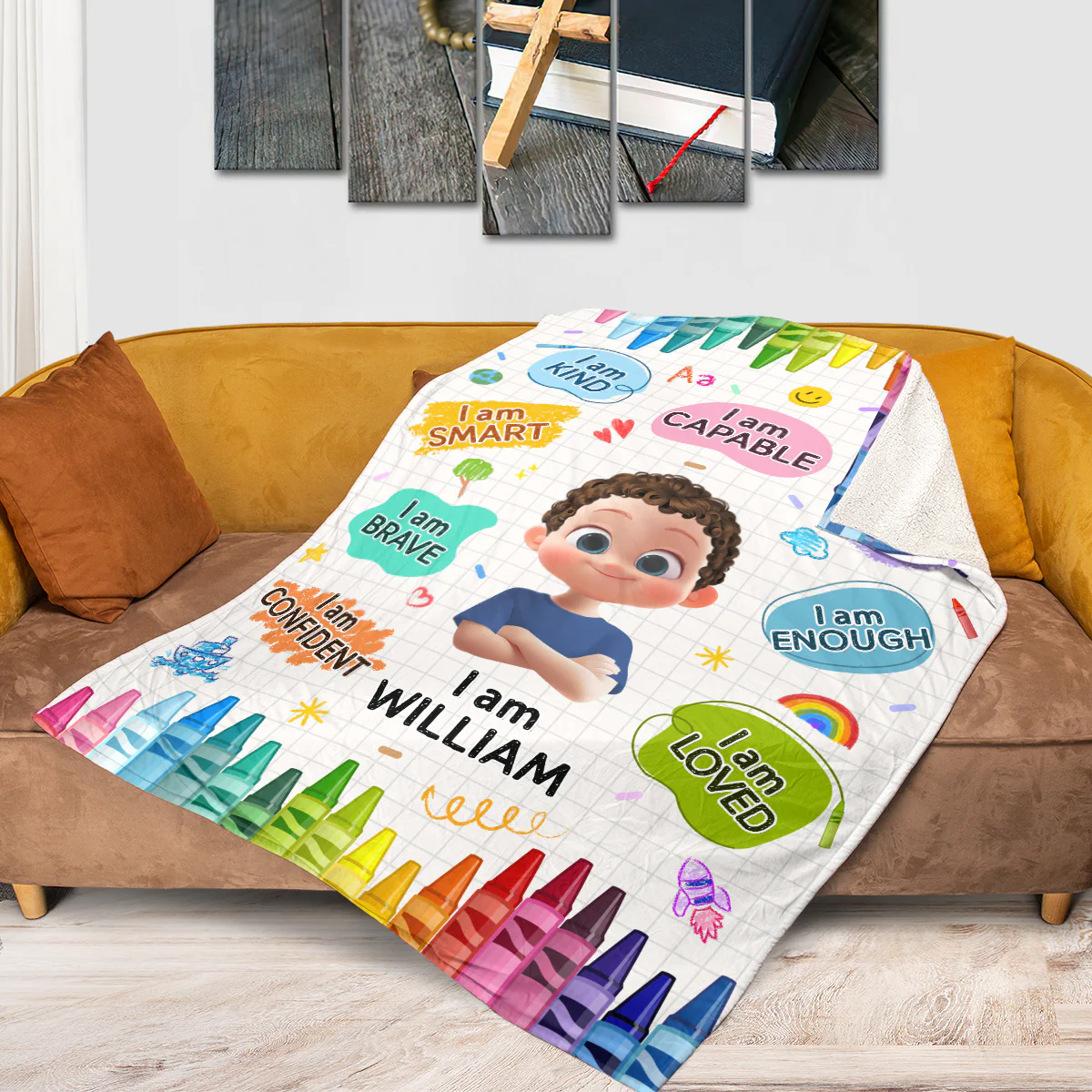 My Favorite Person - Personalized Fleece Blanket - Image 3