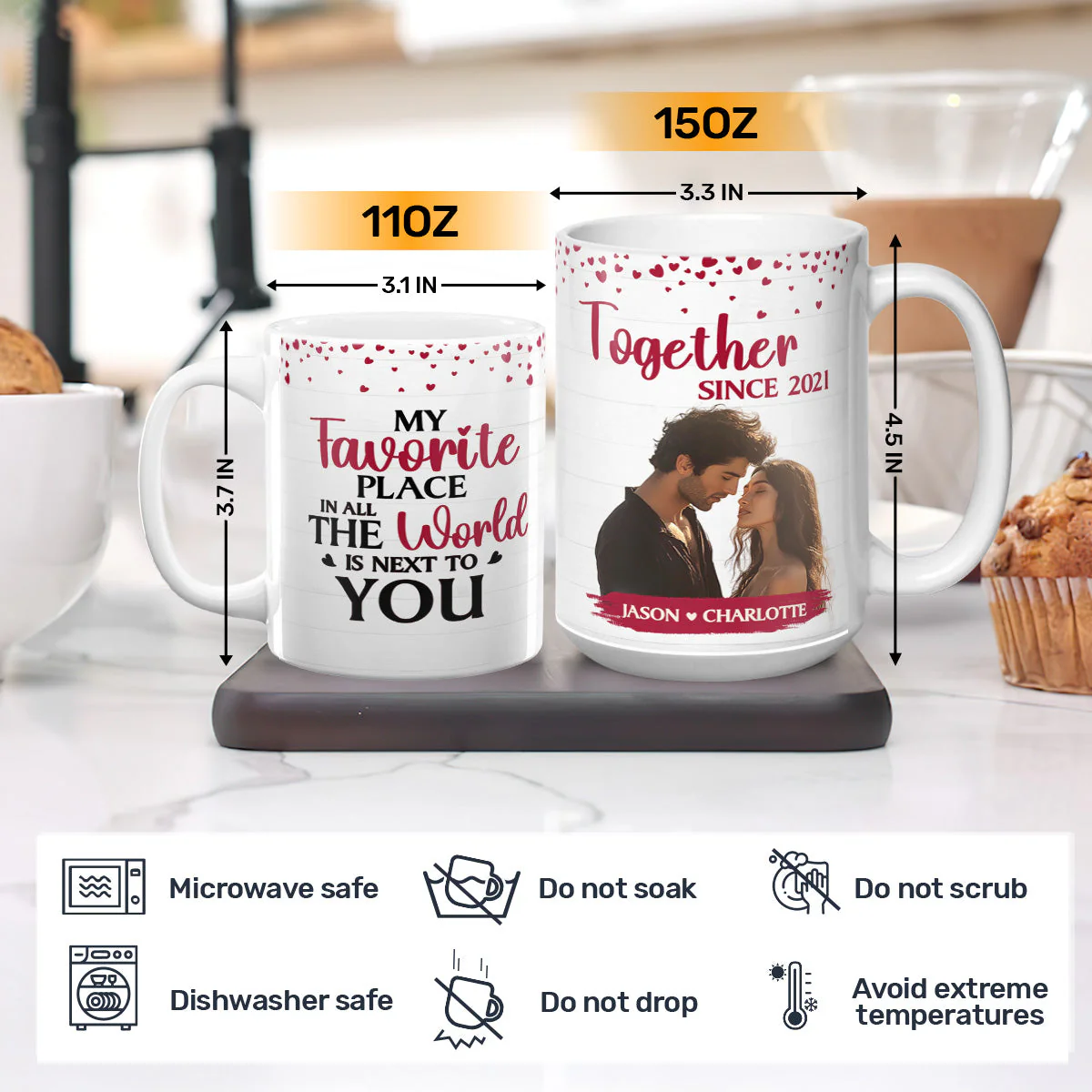 My Favorite Place - Personalized Mug - Image 3