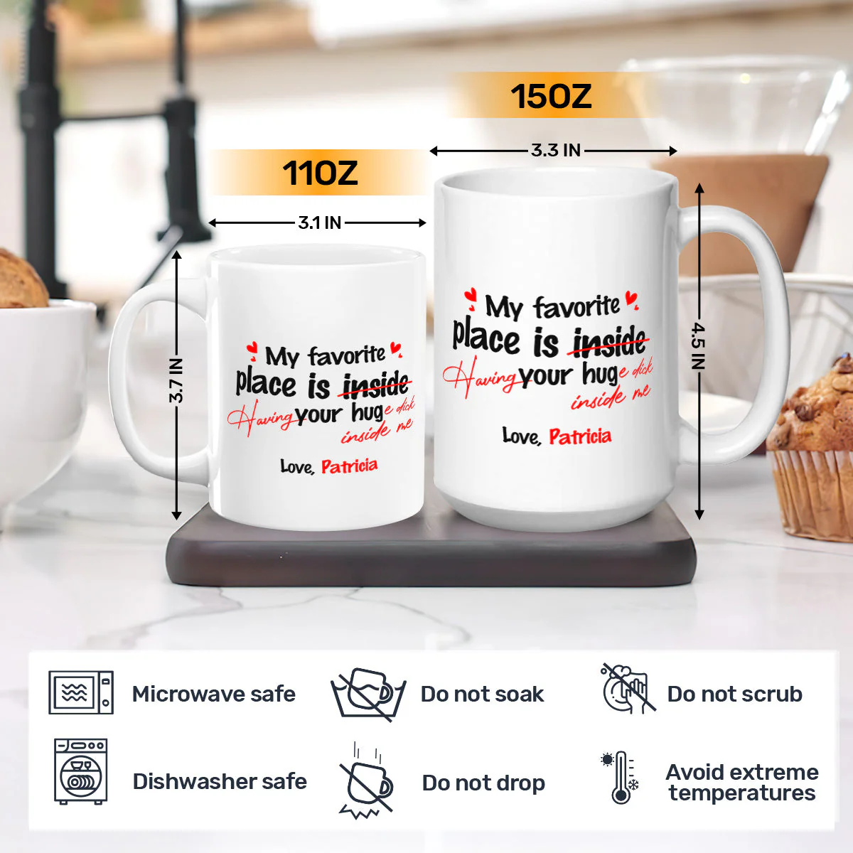 My Favorite Place - Personalized Mug - Image 3